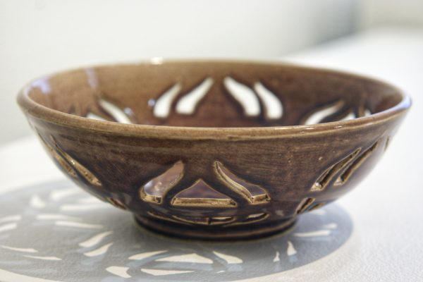 Carved Lotus Bowl by Angela Amore 1