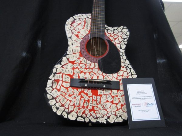 Sheet Music Mosaic Guitar by Multiple Artists 1