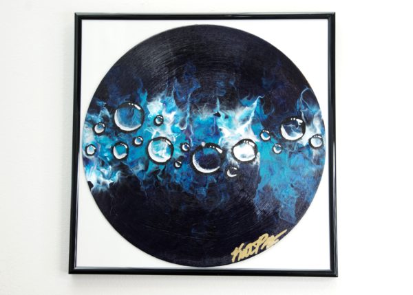 Water Drops on LP by Katherine Perez 1