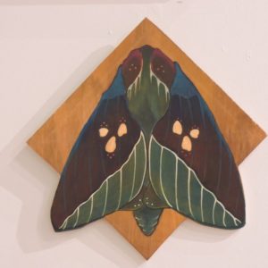 blue silk moth