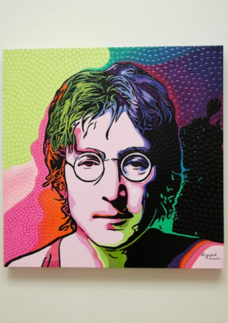 The Beatles (John Lennon) by Angee Ferrin 1