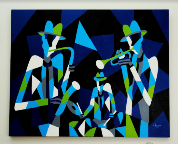 Jazz Band Blue by Reggie Ford 1