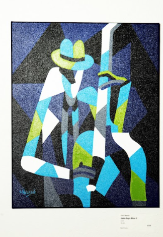 Jazz Guys Blue 1 by Grant Nelson 1