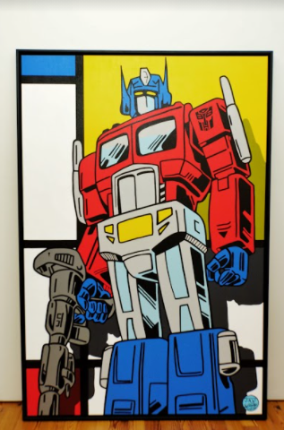 Mondrian Optimus Prime by Jay Geeker 1