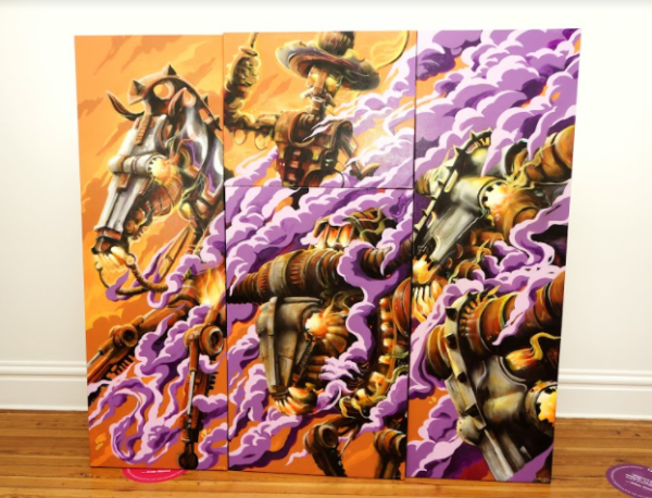 Iron Horse Quadriptych by Christian Stanley 1