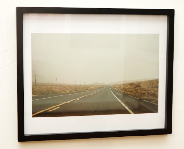 Desert Road in Winter by Sara Hollamby 1
