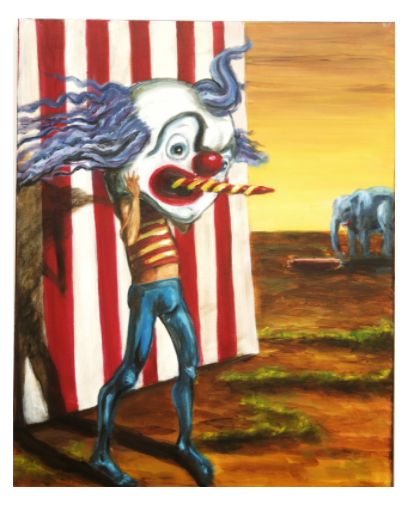 Angry Clown Head by Fernando Molinares 1