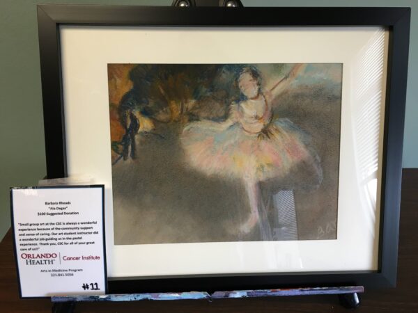 Ala Degas (pastel ballerina) by Barbara Rhodes 1