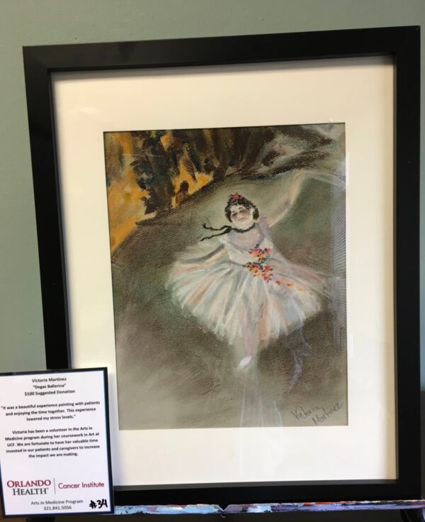 Degas Ballerina (pastel) by Victoria Martinez 1