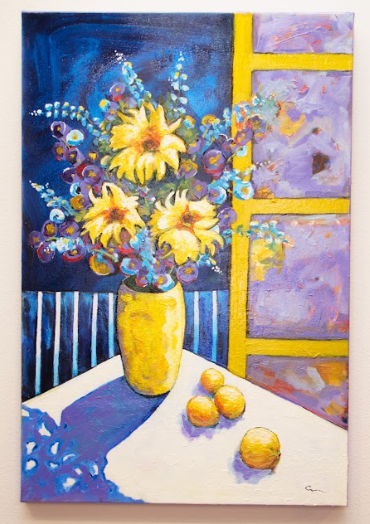 Flowers by the Window by Carol Brown 1