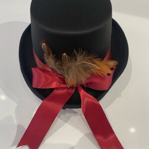 black top hat embellished 5