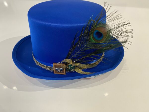 embellished blue top hat 1
