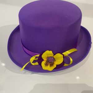 embellished purple top hat 2