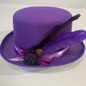 embellished purple top hat 1
