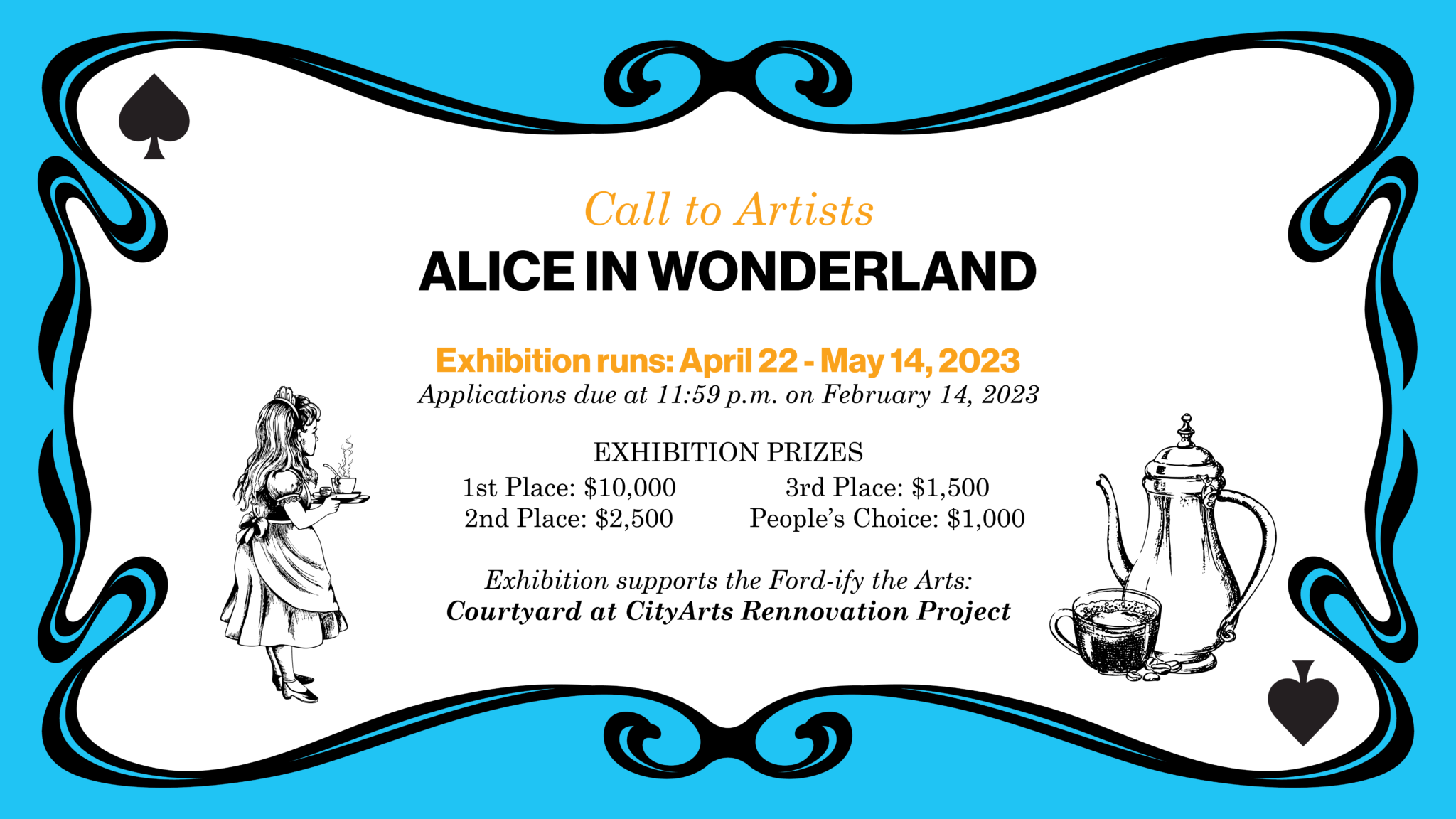 Call to Artists Alice in Wonderland V4